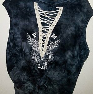 Boho Freedom tie dye tank